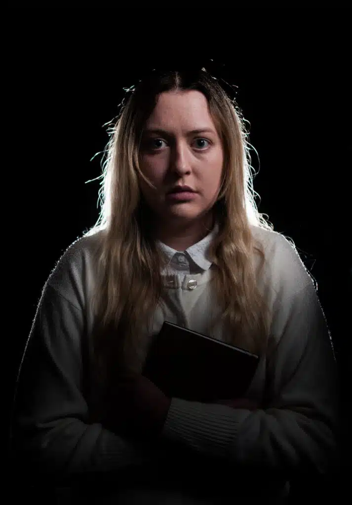 Megan Davidson as Carrie - Image:Daniel Salmond