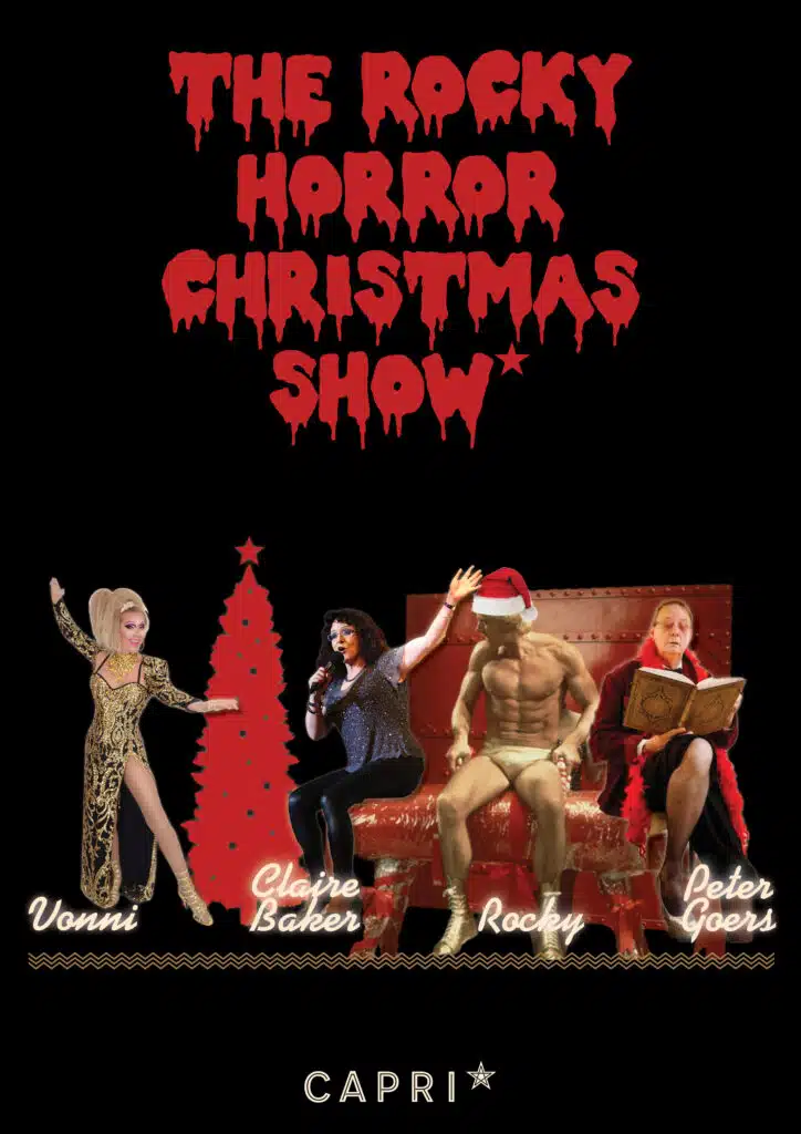 Rocky Horror Dec 24 A3 poster simple