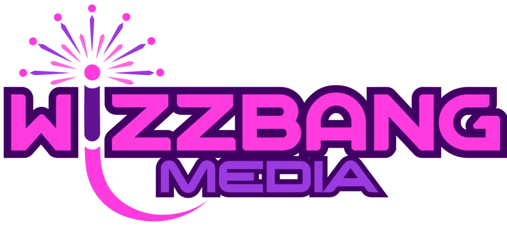 Wizzbang Media Logo Colour Outline